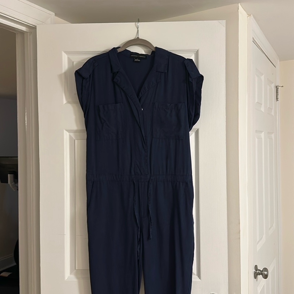 Sanctuary x Anthropologie Navy Jumpsuit Size Small